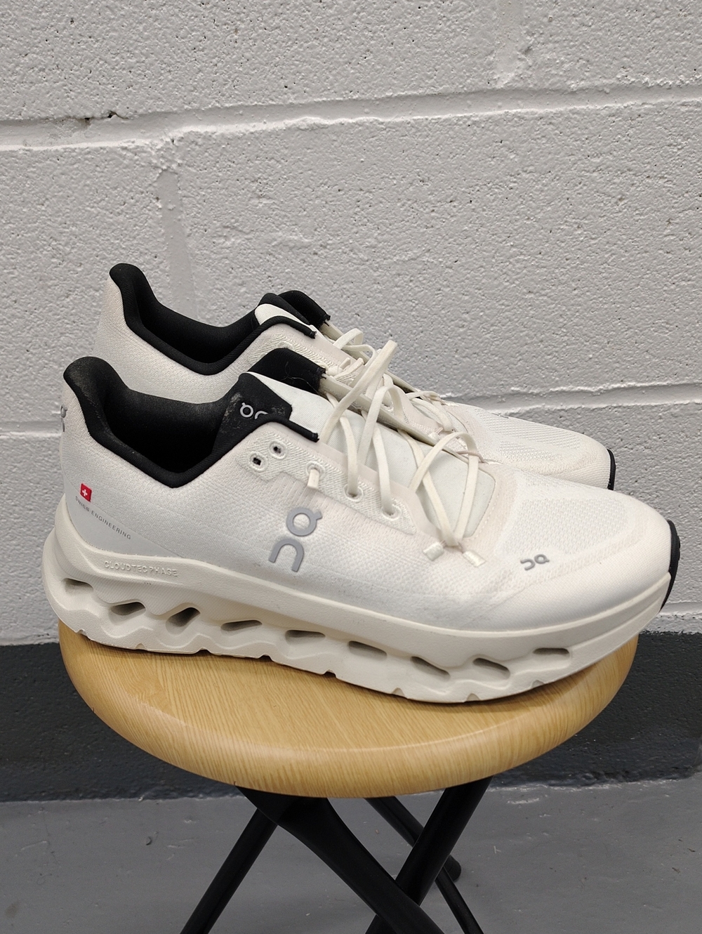 On Running Cloudtilt Women's Sneakers - White with Black Accents